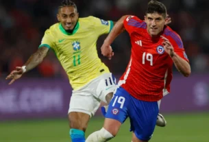 Brasil ya clasificado recibe a Chile último por las Eliminatorias Sudamericanas