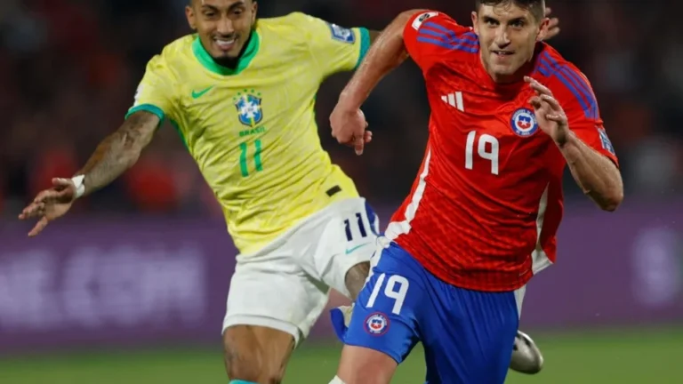 Brasil ya clasificado recibe a Chile último por las Eliminatorias Sudamericanas